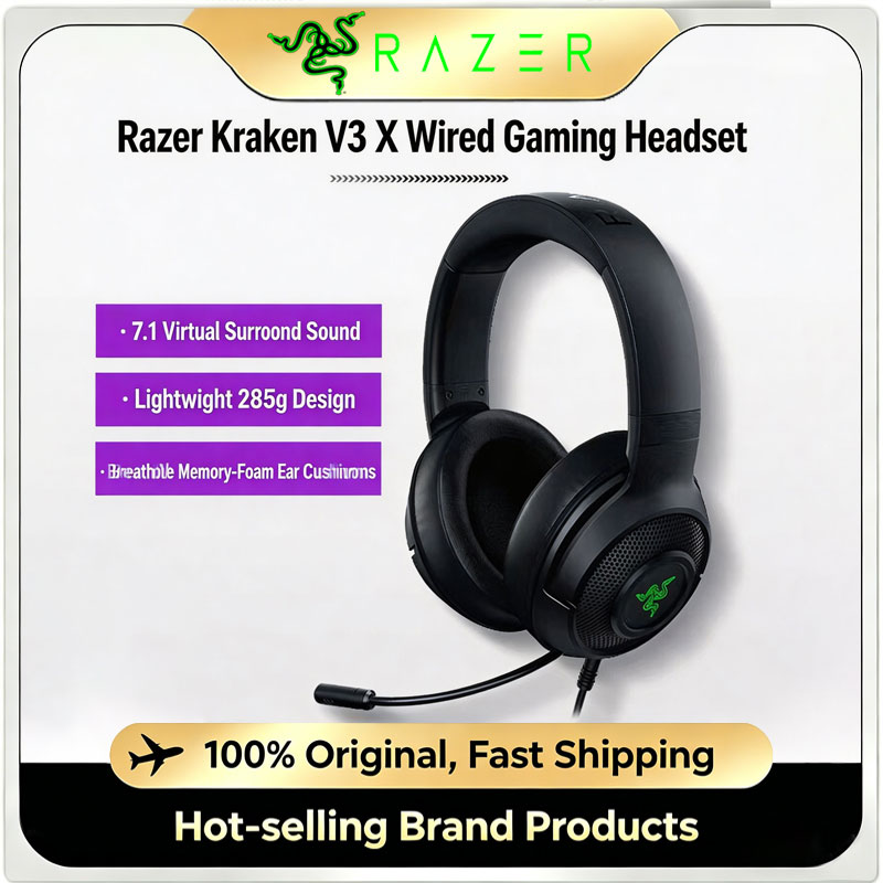 Gaming Accessories Razer - Razer Kraken V3 X Wired USB