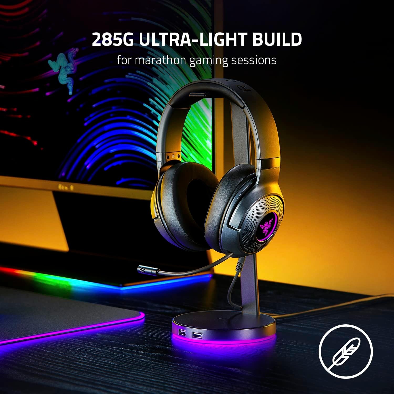 Razer Kraken V3 X Wired USB Ga - đánh giá và giá Gaming Accessories Razer