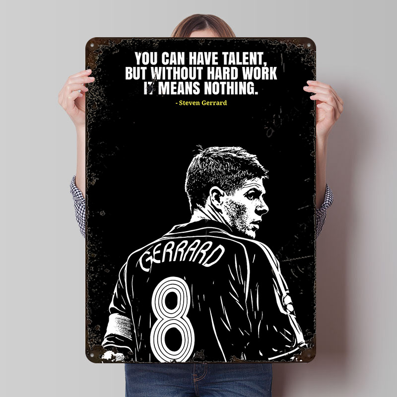 Steven Gerrard Quote Metal Pos - đánh giá và giá Vintage Gaming Accessories