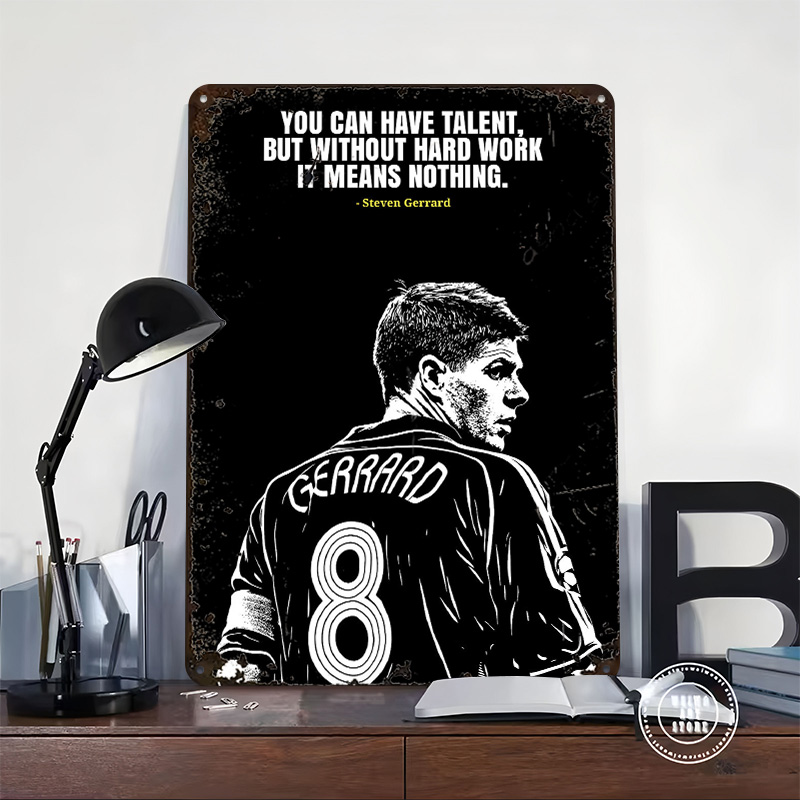 Steven Gerrard Quote Metal Pos - đánh giá và giá Vintage Gaming Accessories