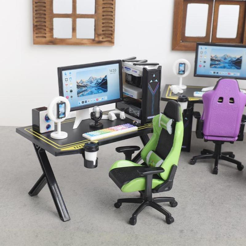 1/12 Dollhouse Tiny Gaming Des - đánh giá và giá Gaming Accessories Monitor