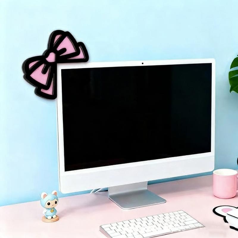 New 1/2Pcs Wooden Bowknot PC A - đánh giá và giá Gaming Accessories Monitor