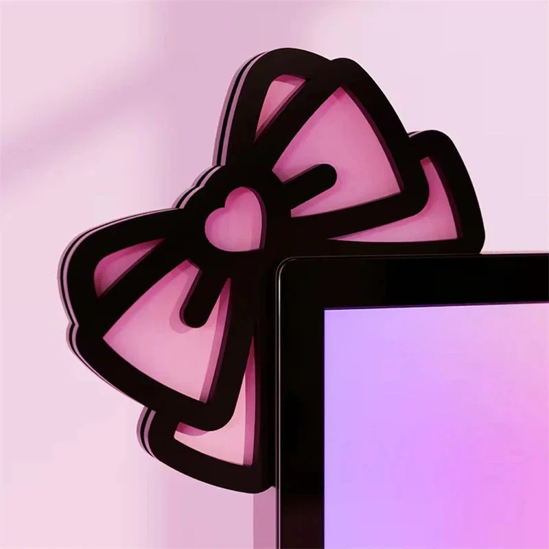 Kawaii Pink Acrylic Bow Monito - đánh giá và giá Gaming Accessories Monitor