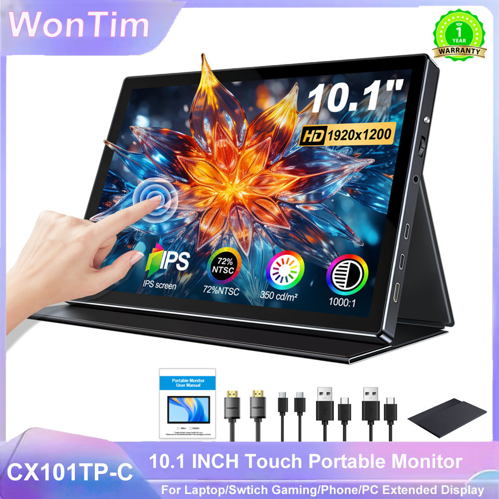 10.1 inch touch display 1920X1 - đánh giá và giá Gaming Accessories Monitor