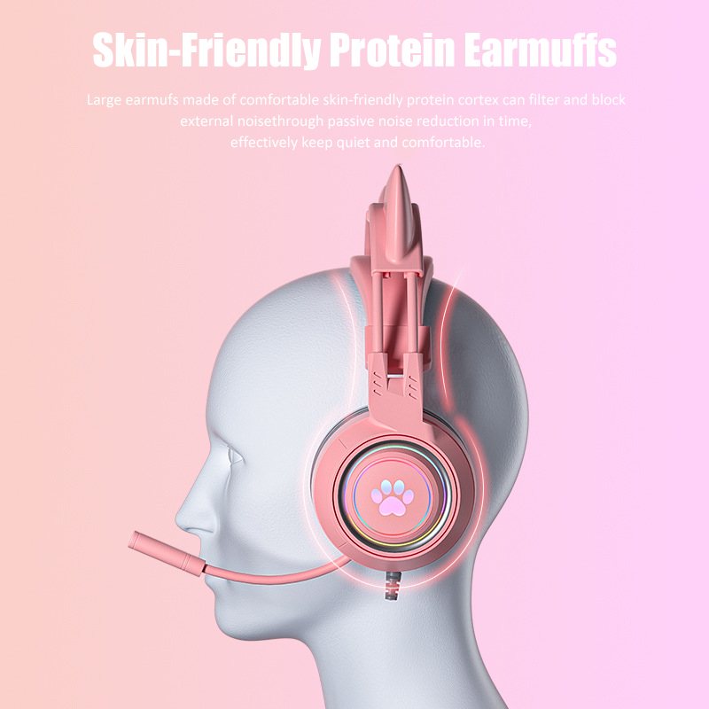 Cute Cat Ear Gaming Headphones - đánh giá và giá Gaming Accessories Monitor