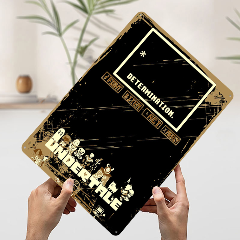 Undertale Metal Poster Custom  - đánh giá và giá Vintage Gaming Accessories