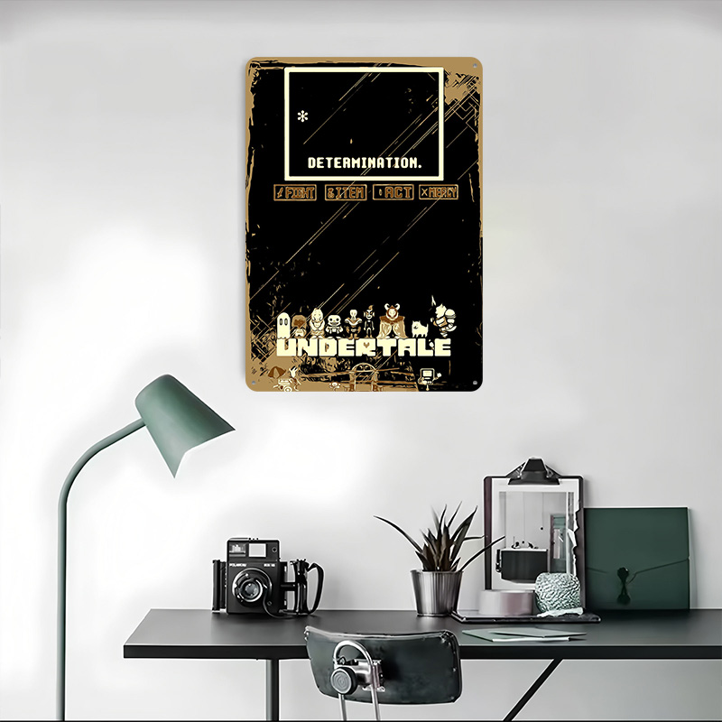 Undertale Metal Poster Custom  - đánh giá và giá Vintage Gaming Accessories