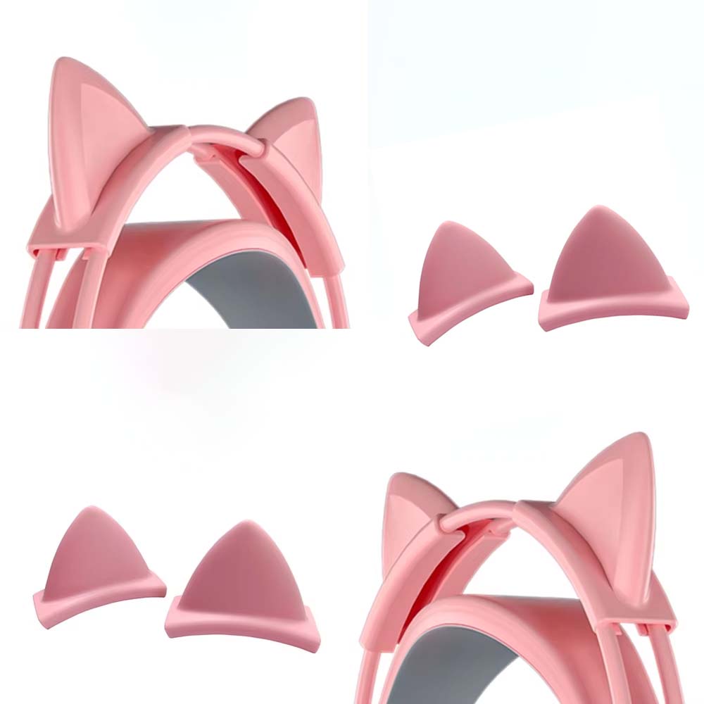 Pink Silicone Cat Ears Pendant - đánh giá và giá Gaming Accessories Girls